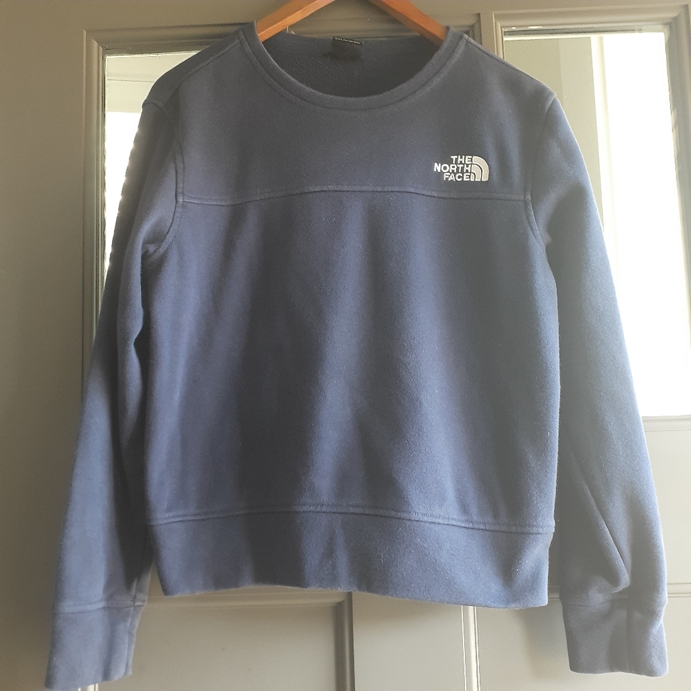 The North Face NSE Navy Blue Crew Neck Pull Over Sweatshirt  Size S